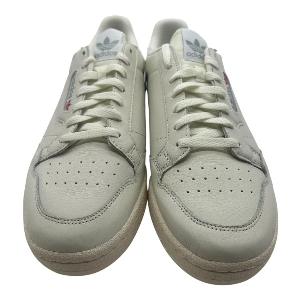 Adidas Continental 80 Shoes Mens‎ 6 Womens 7 Off White/Scarlet Sneakers B41680